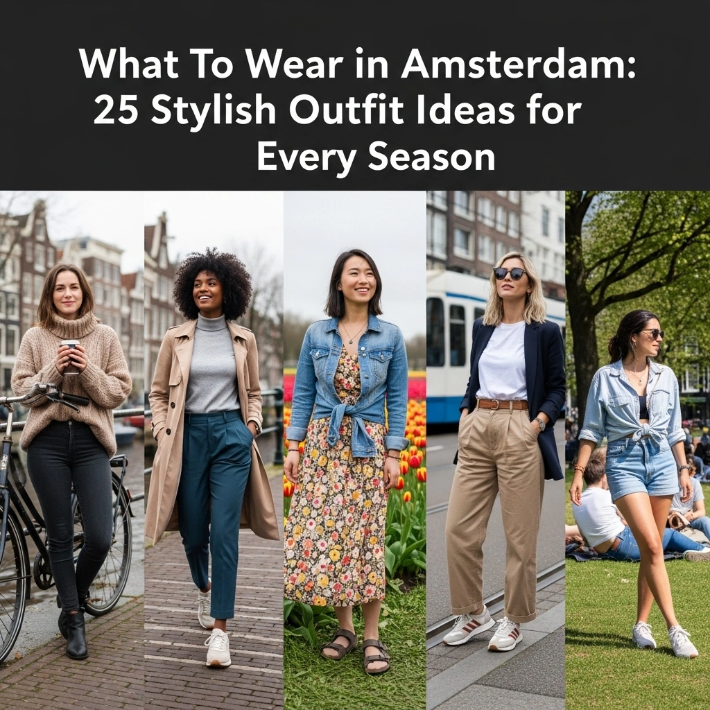 What To Wear in Amsterdam: 25 Stylish Outfit Ideas for Every Season
