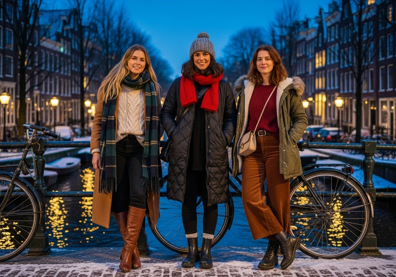 What To Wear in Amsterdam: 25 Stylish Outfit Ideas for Every Season