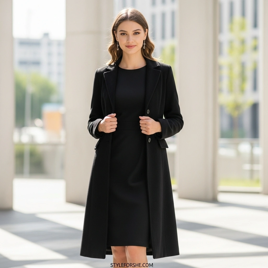 17 Stylish Outfit Ideas to Wear with a Black Dress
