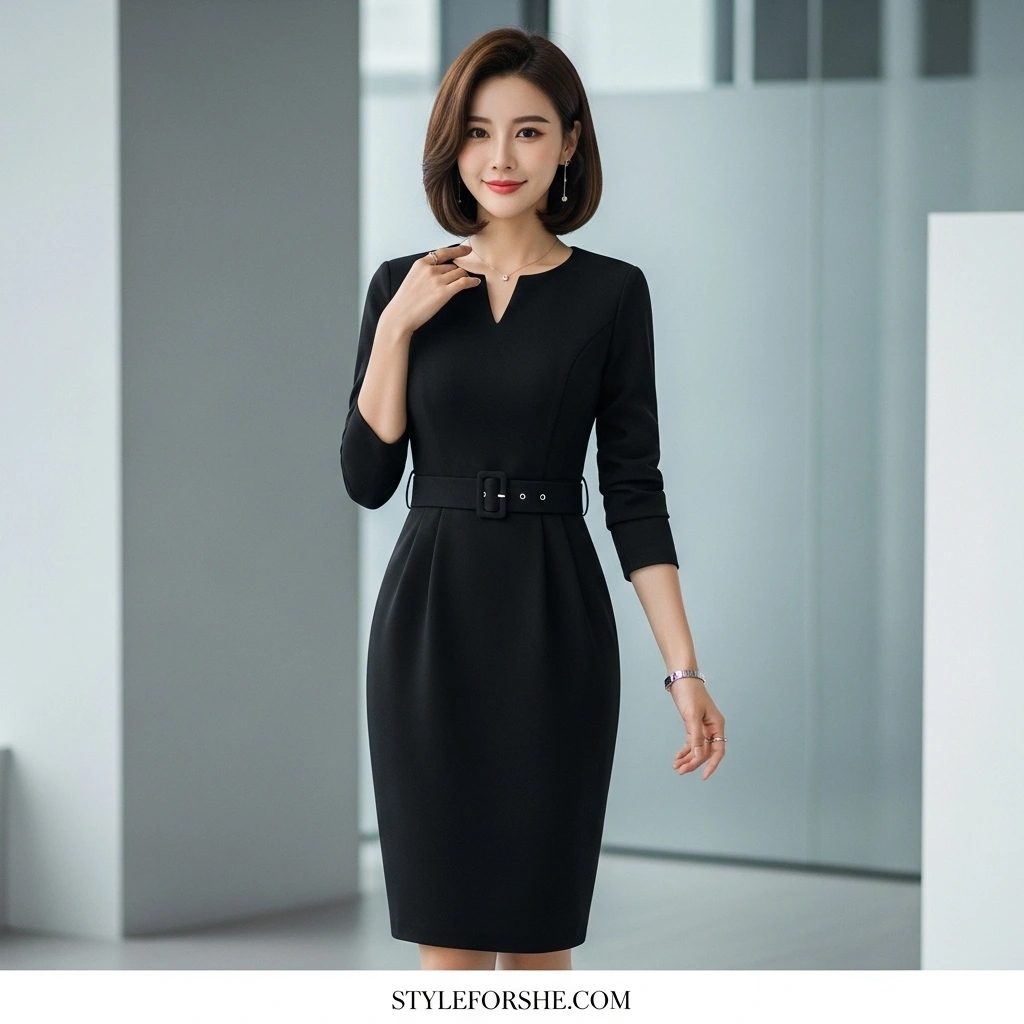 17 Stylish Outfit Ideas to Wear with a Black Dress