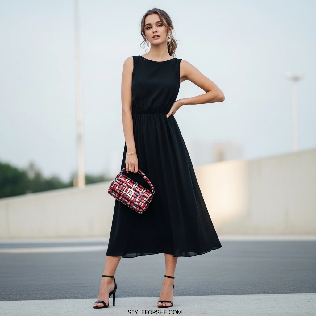 17 Stylish Outfit Ideas to Wear with a Black Dress