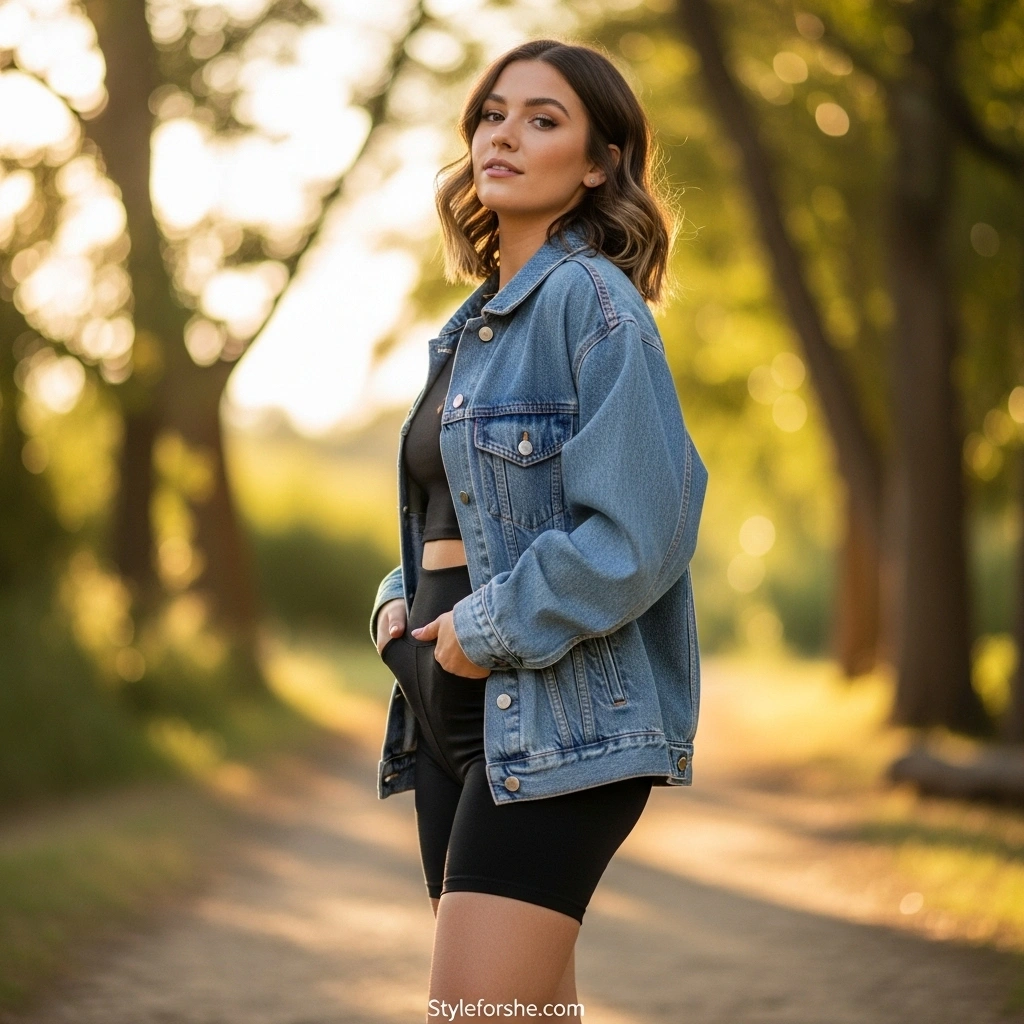20 Cute Biker Short Outfits Ideas You’ll Want to Try