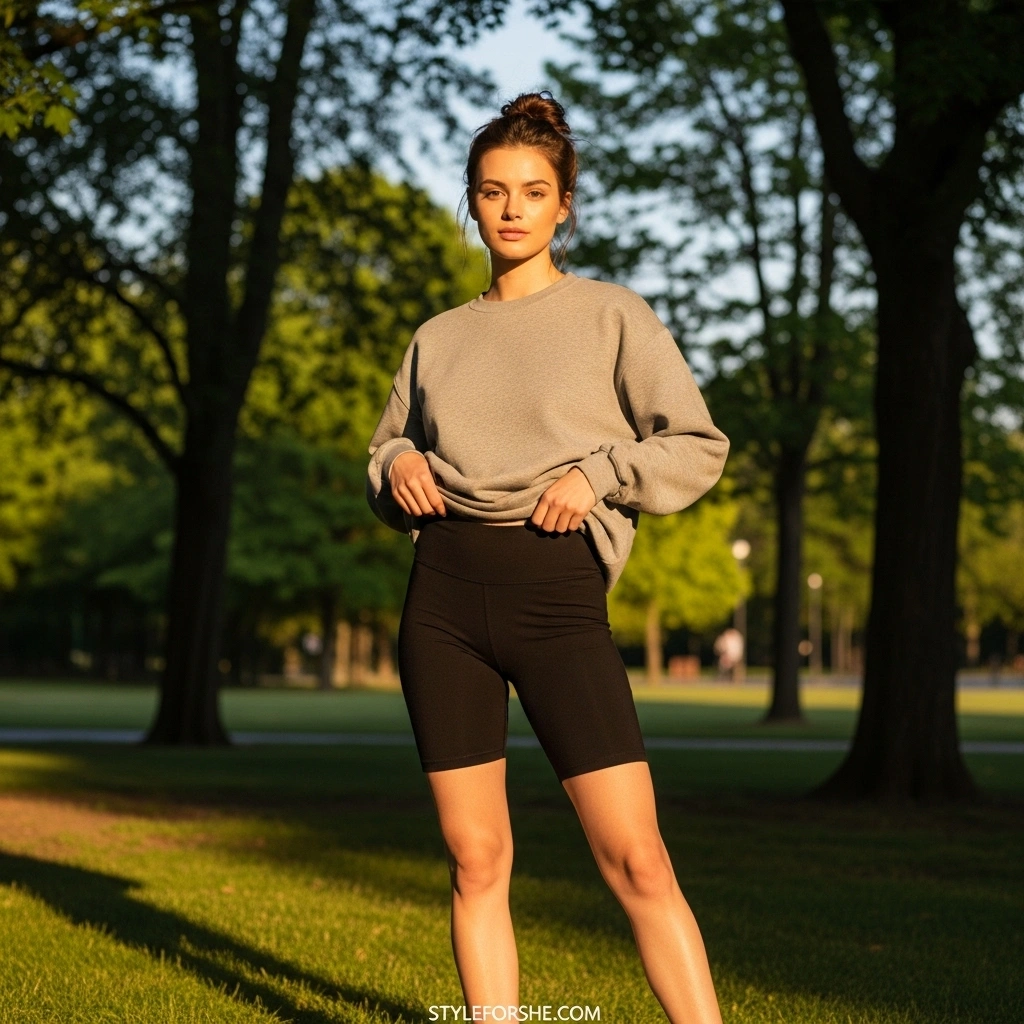 20 Cute Biker Short Outfits Ideas You’ll Want to Try