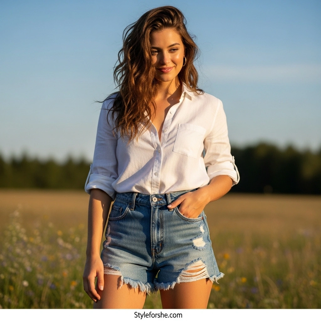 20 Stylish Jean Shorts Outfits Ideas for Every Summer Occasion