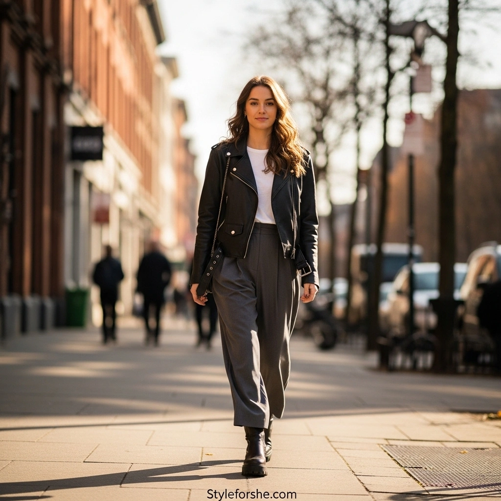 17 Chic Leather Jacket Outfits Ideas to Turn Heads