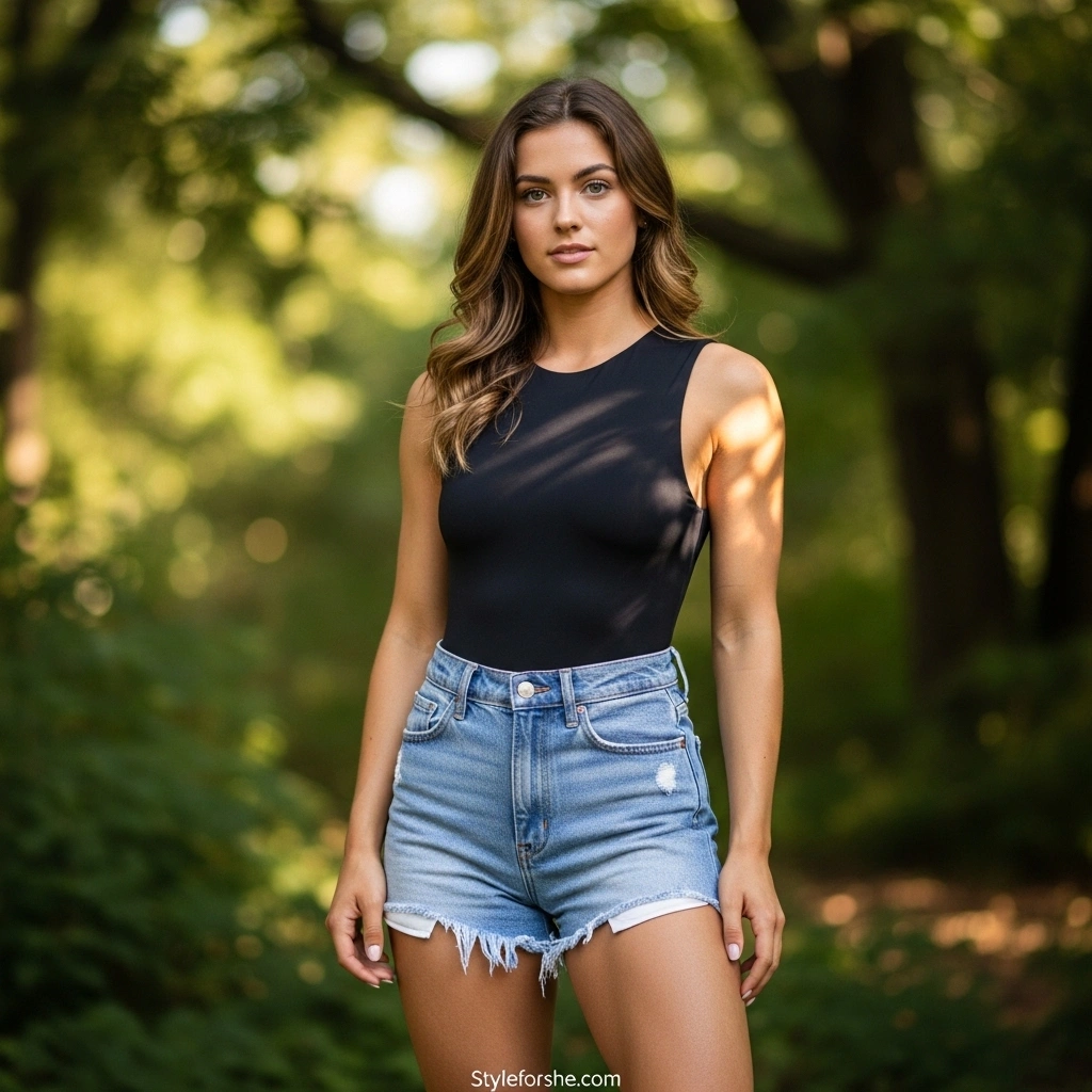 21 Stylish Denim Shorts Outfit Ideas You’ll Want to Copy