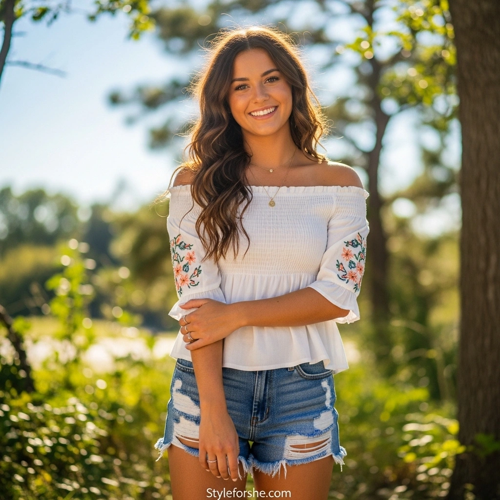 21 Stylish Denim Shorts Outfit Ideas You’ll Want to Copy