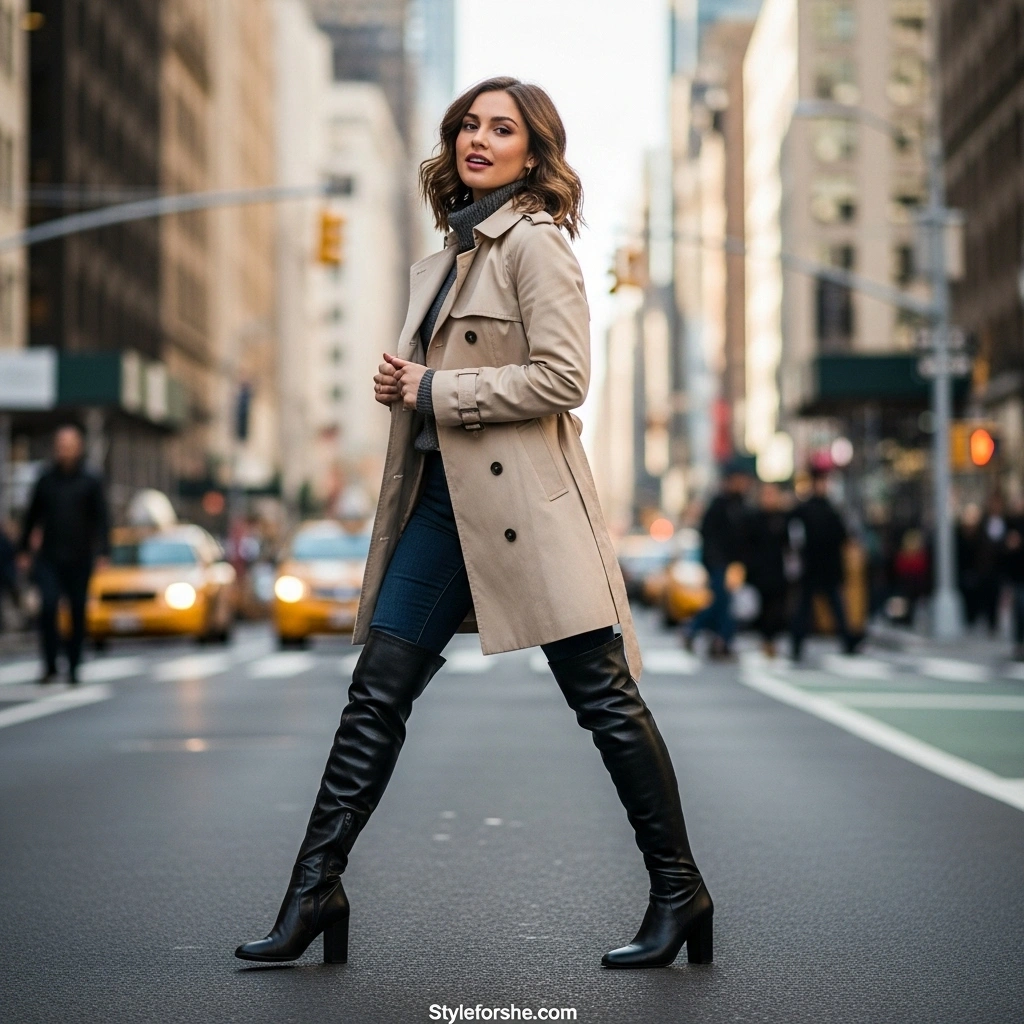 How to Wear Knee High Boots: 18 Outfit Ideas You’ll Love