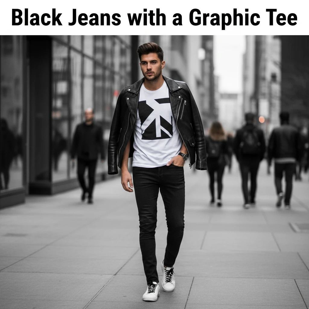21 Best Black Jeans Outfits That Are Stylish All Year Round