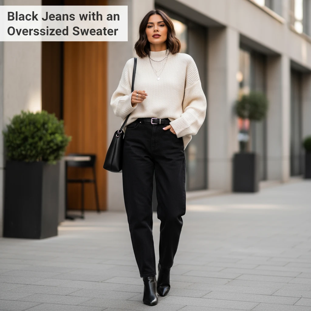 21 Best Black Jeans Outfits That Are Stylish All Year Round