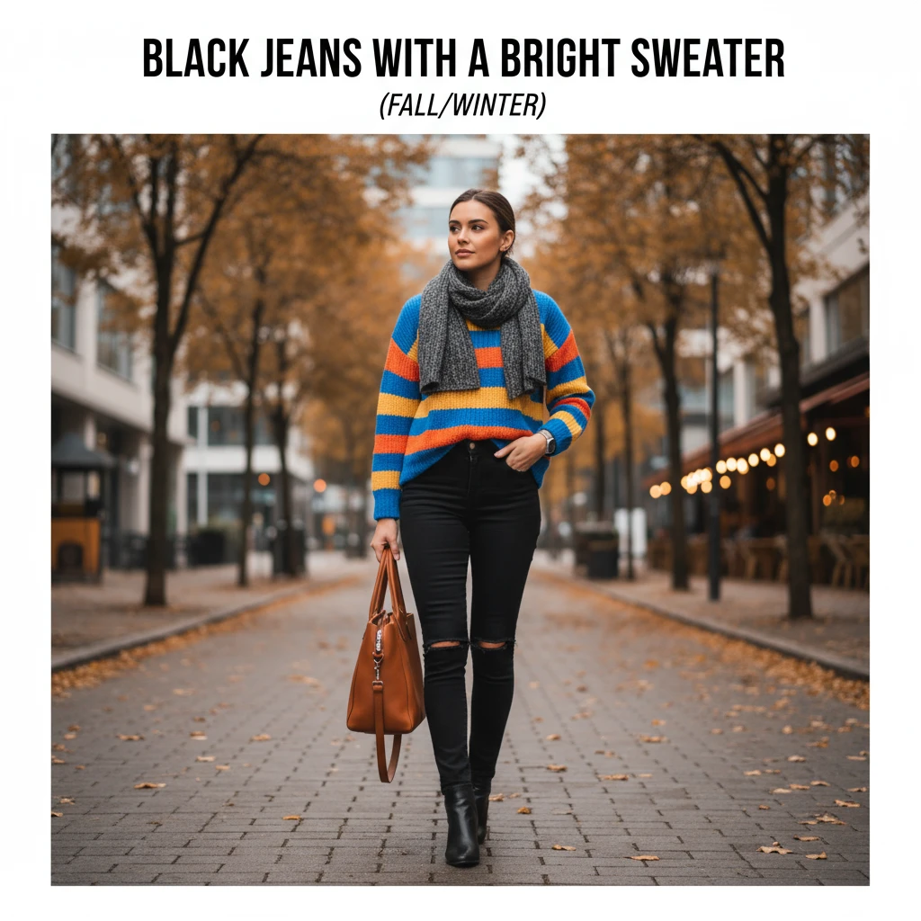 21 Best Black Jeans Outfits That Are Stylish All Year Round