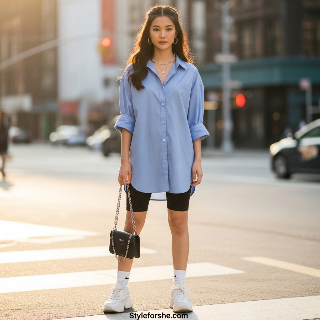 15 Oversized Shirt Outfit Ideas You’ll Want to Wear Everywhere
