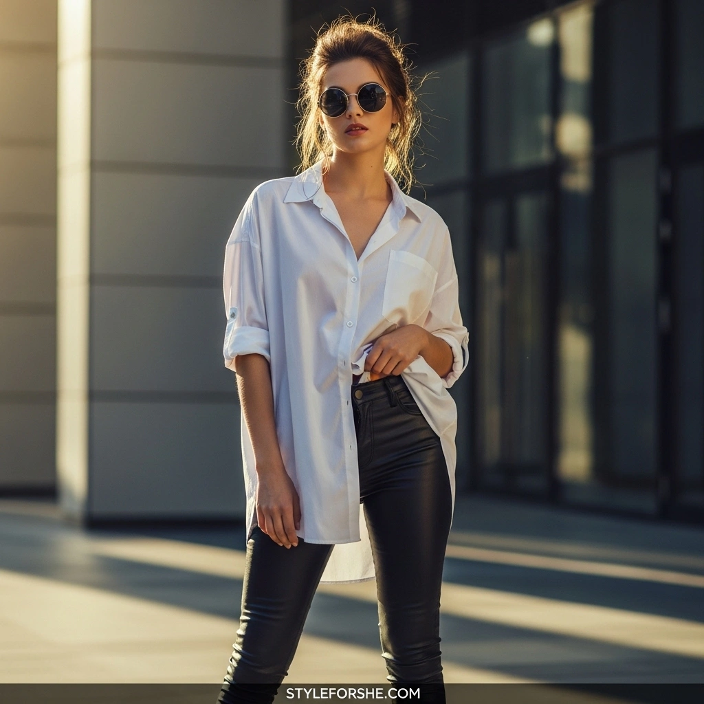 15 Oversized Shirt Outfit Ideas You’ll Want to Wear Everywhere
