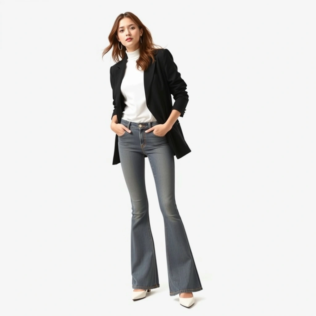 18 Flare Jeans Outfit Ideas That Are Totally On-Trend