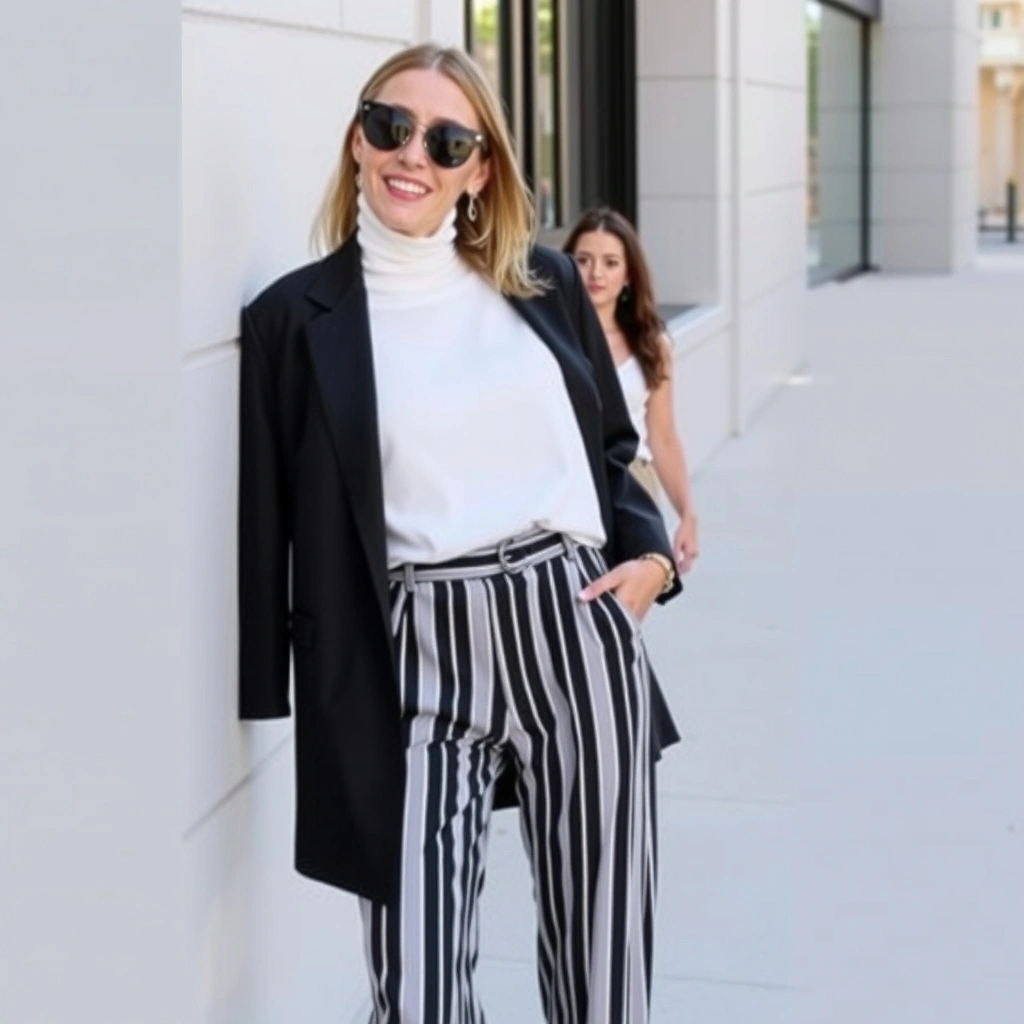 17 Trendy Striped Pants Outfits That Will Elevate Your Style