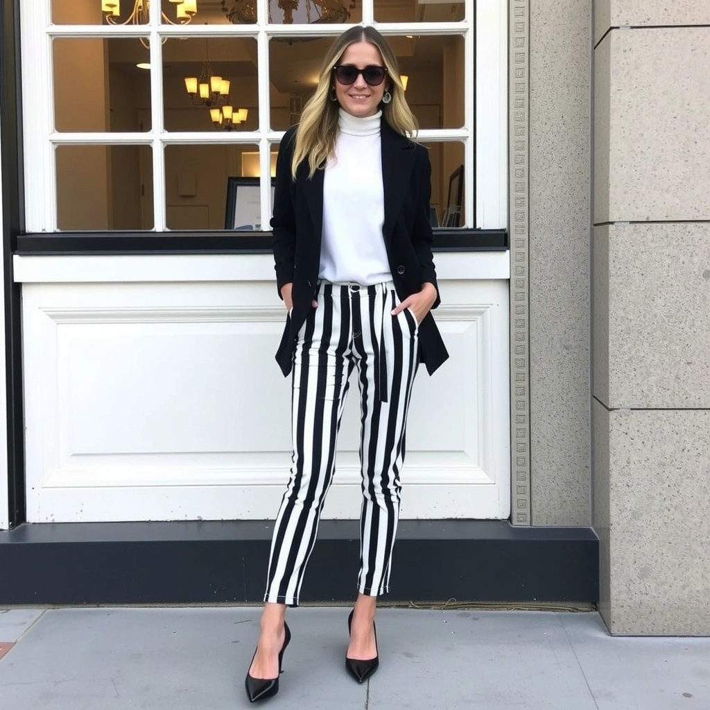 17 Trendy Striped Pants Outfits That Will Elevate Your Style