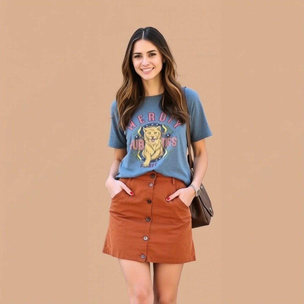 14 Stylish Brown Skirt Outfit Ideas You’ll Love