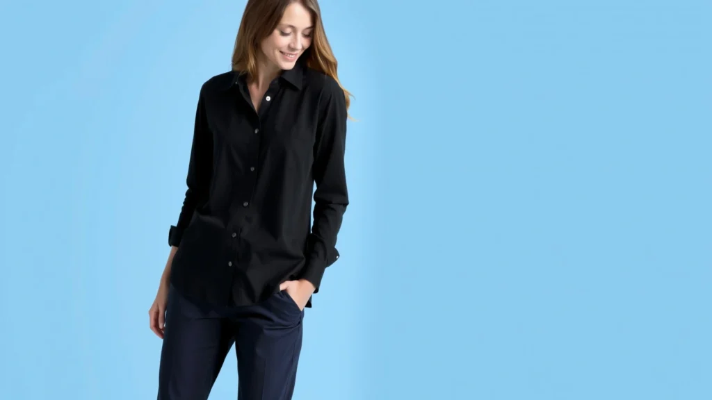 omnigen cotton button down with dark p 1765383942766