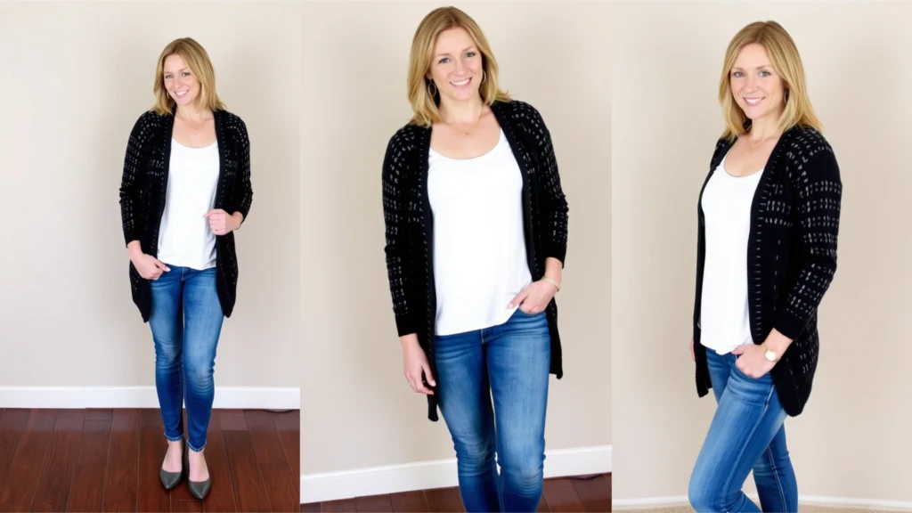 omnigen cute cardigan with tank top an 1765301001622