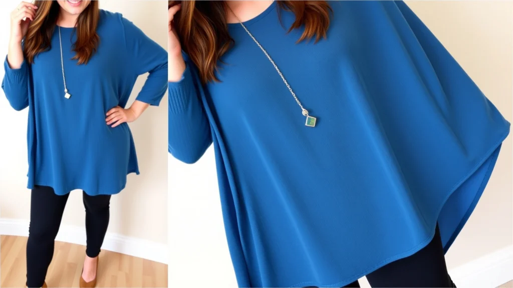 omnigen flowy tunic top with leggings 1765300977530