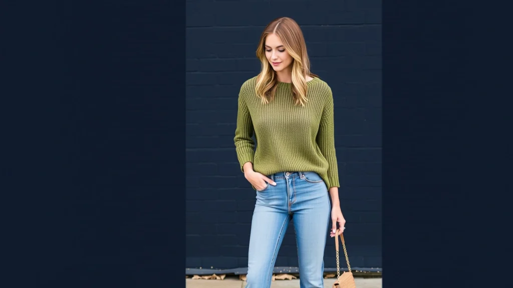 omnigen loose knit top with bootcut je 1765301080185