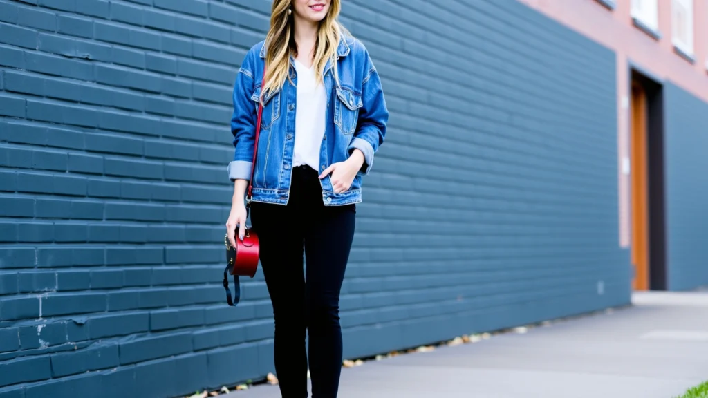 omnigen oversized denim jacket with bl 1765300983757