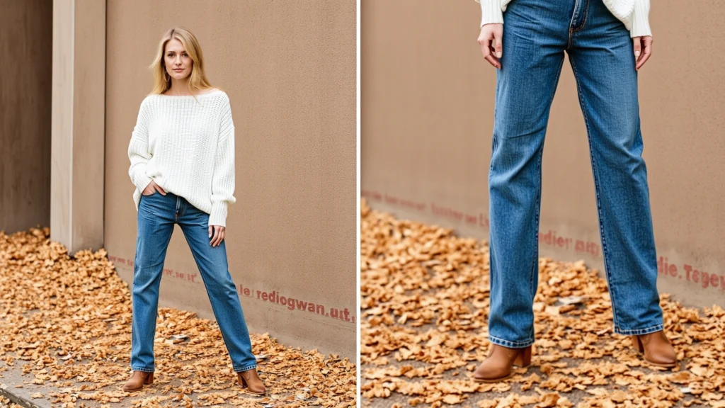 omnigen oversized sweater with straigh 1765383937226