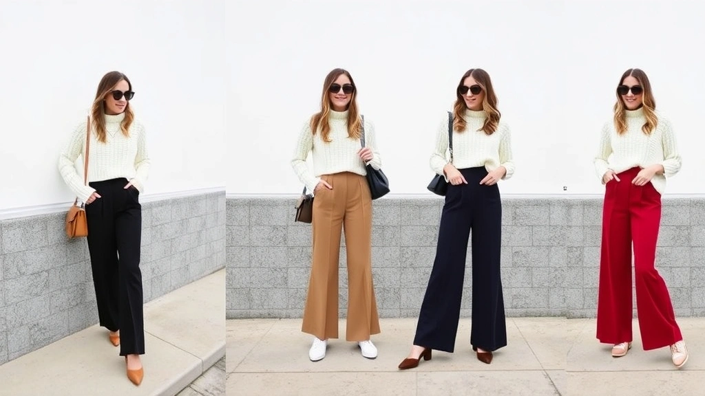 4 Chic Ways to Style High-Waisted Wide-Leg Dress Pants This Fall & Winter 2026