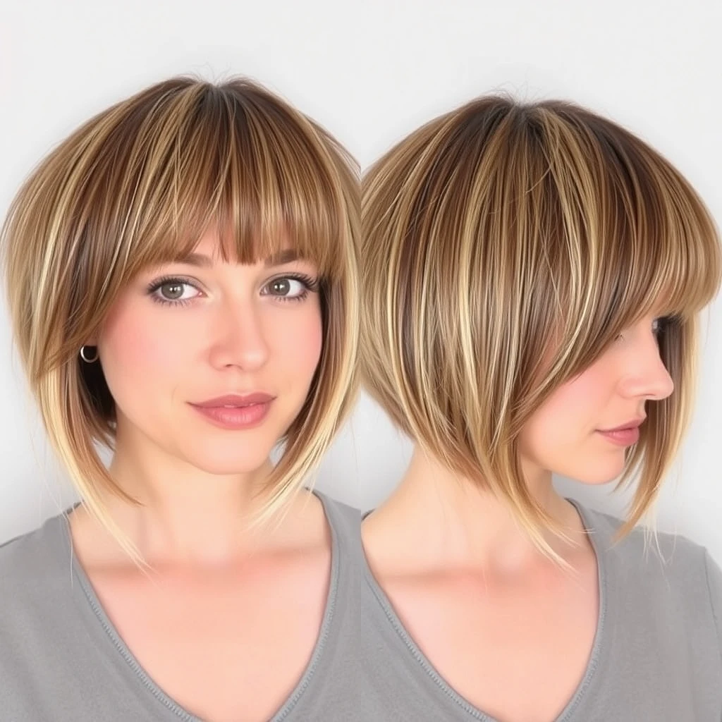 24 Short Bob Hairstyles With Bangs That Frame Your Face Perfectly