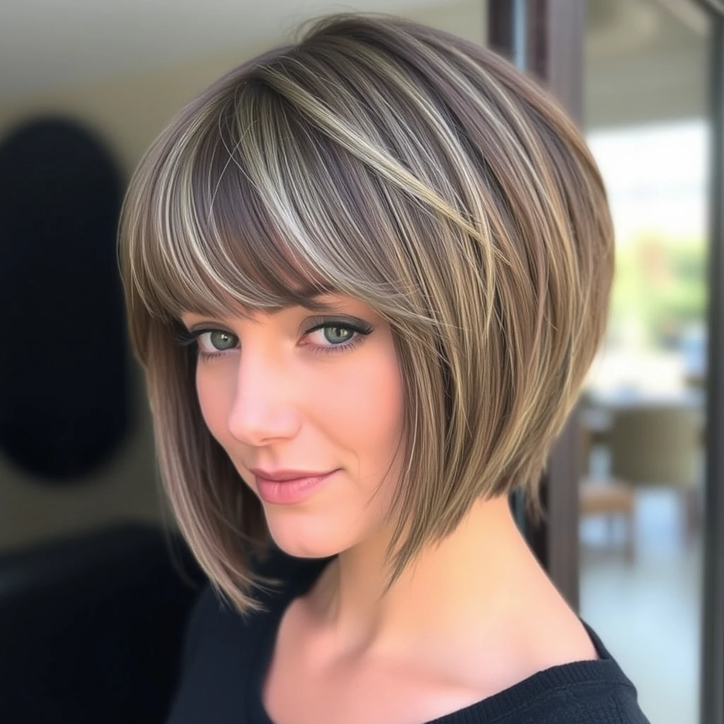 24 Short Bob Hairstyles With Bangs That Frame Your Face Perfectly