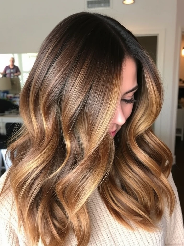 23 Stunning Dark Caramel Balayage That Adds Warm Rich Dimension
