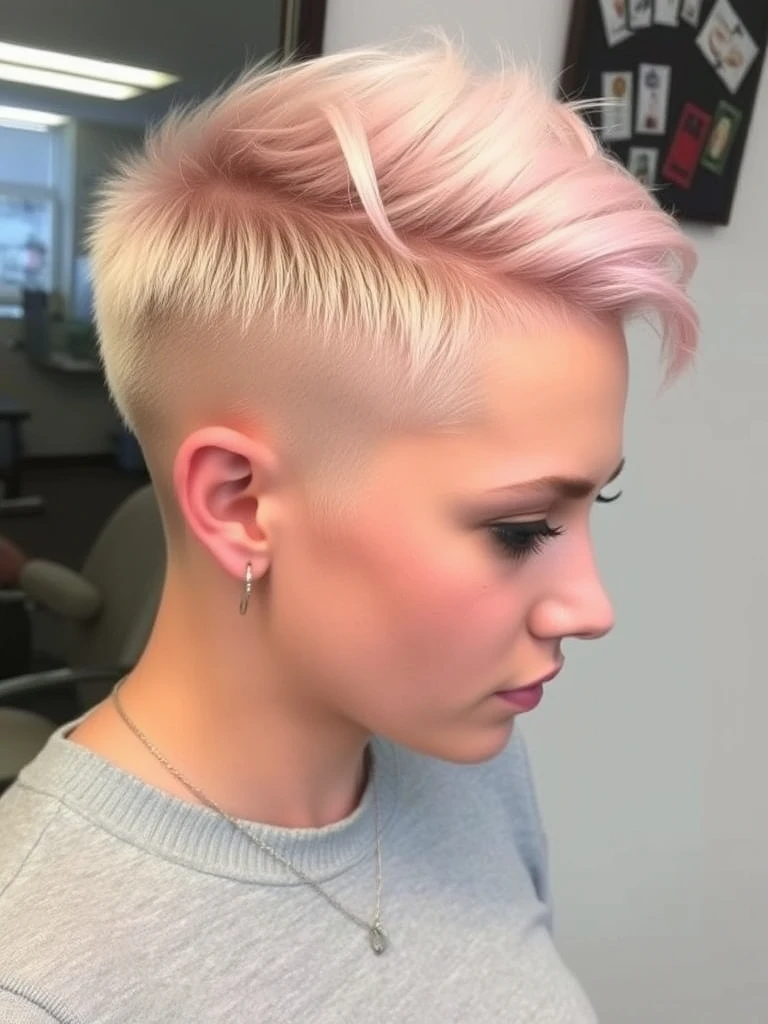 25 Creative Shaved Sides Pixie Cut Haircuts for a Trendy Look