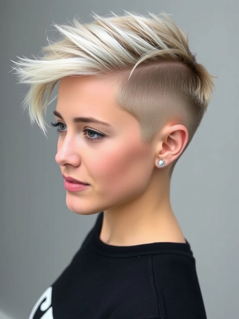 25 Creative Shaved Sides Pixie Cut Haircuts for a Trendy Look
