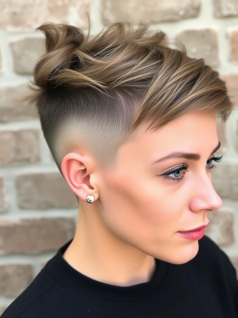 25 Creative Shaved Sides Pixie Cut Haircuts for a Trendy Look