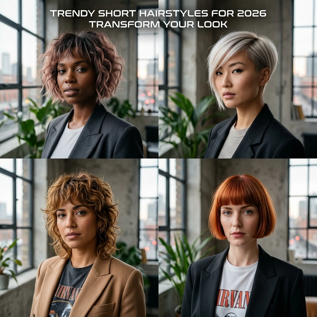 14 Trendy Short Hairstyles for 2026 to Transform Your Look