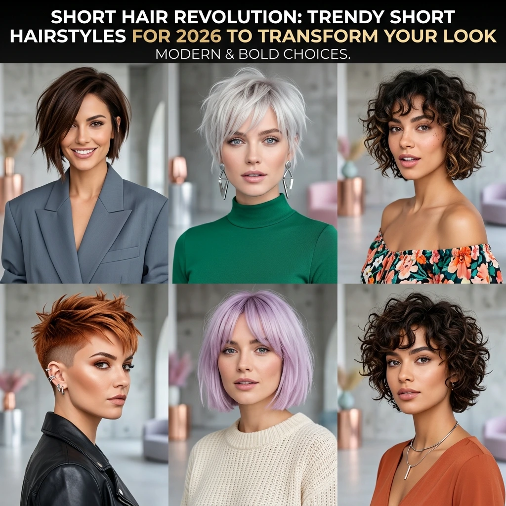 14 Trendy Short Hairstyles for 2026 to Transform Your Look