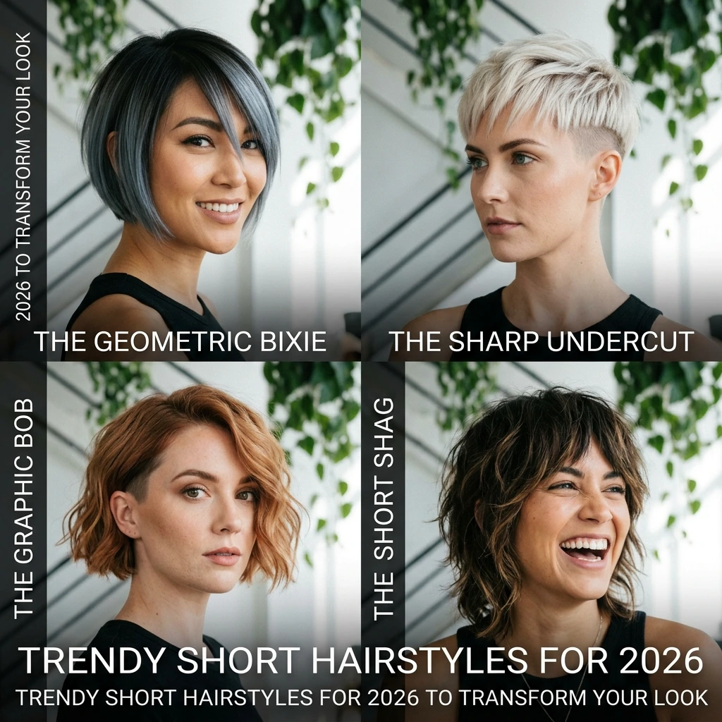 14 Trendy Short Hairstyles for 2026 to Transform Your Look