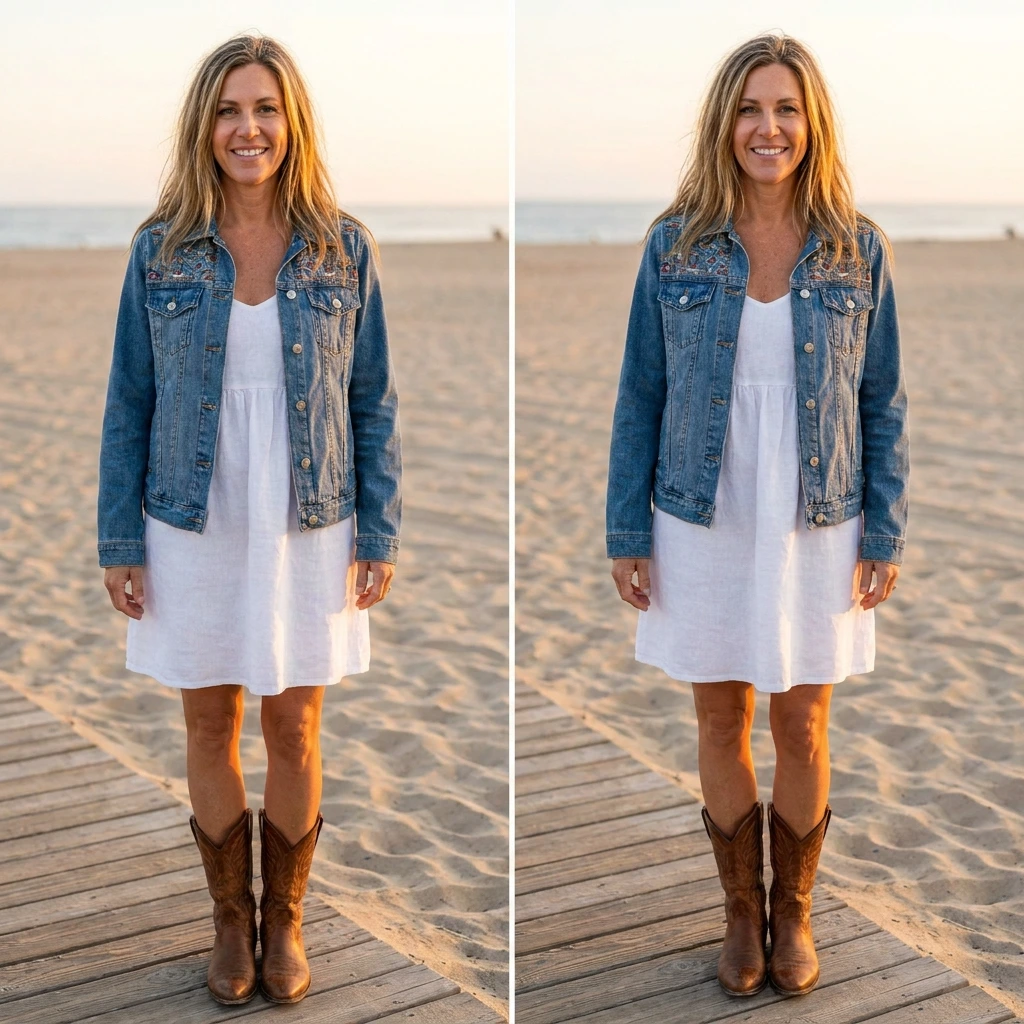 14 Coastal Cowgirl Outfit Ideas for Women Over 40