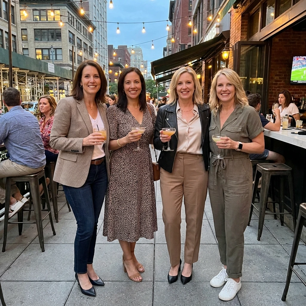 11 Girls Night Out Outfits for Women Over 40