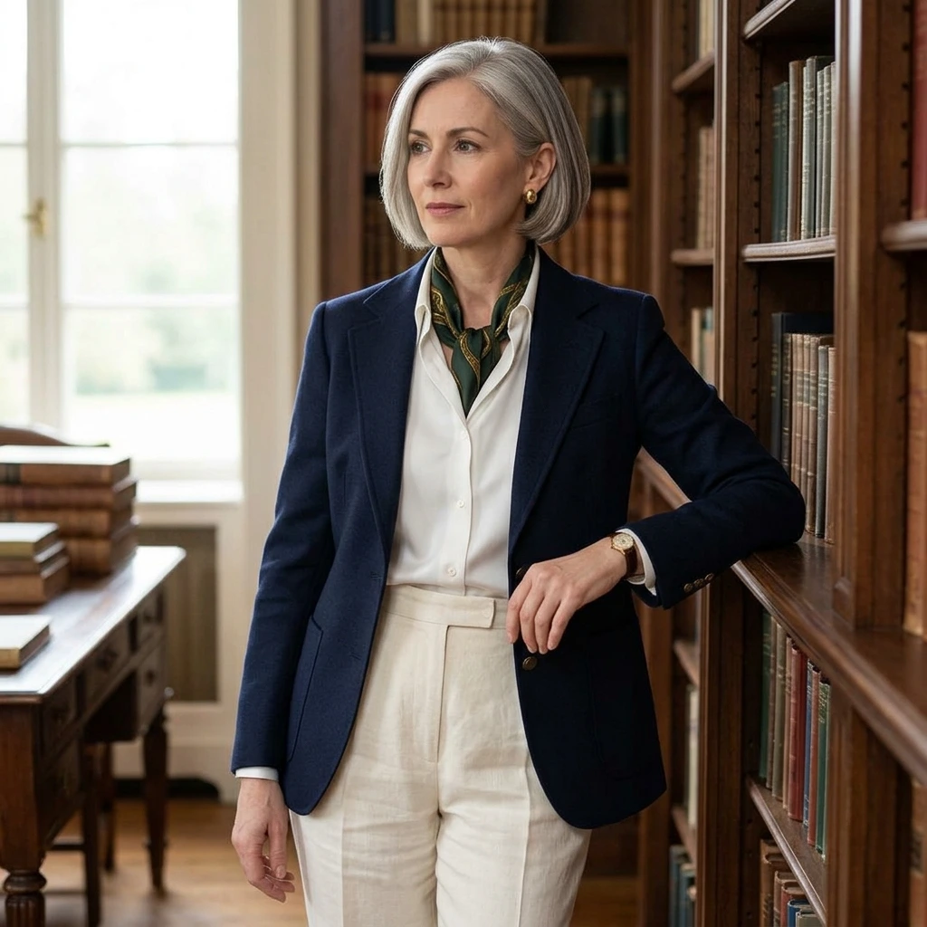 12 Old Money Outfit Ideas for Women Over 40