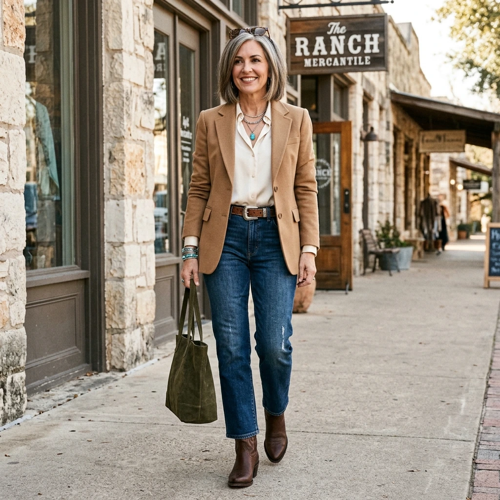 7 Western Outfit Ideas for Women Over 40 to Rock