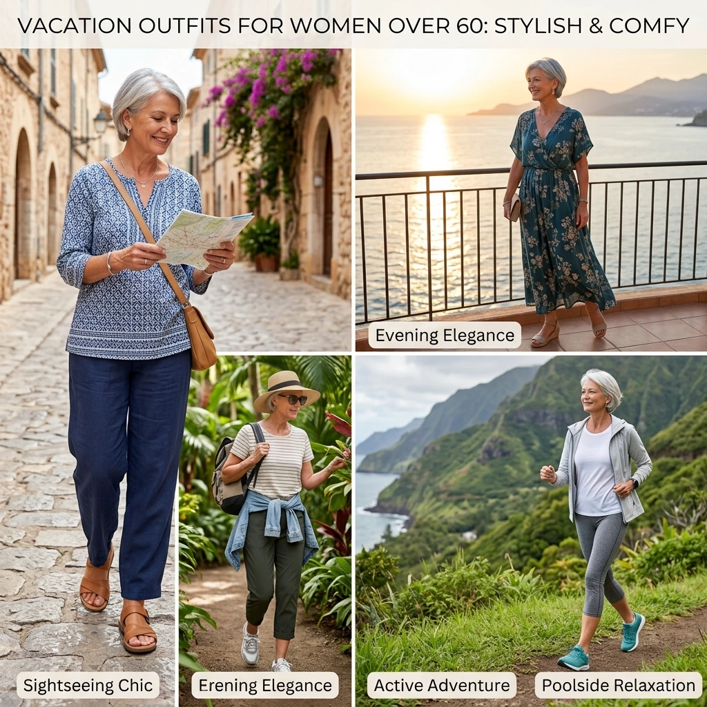 11 Vacation Outfits for Women Over 60: Stylish & Comfy