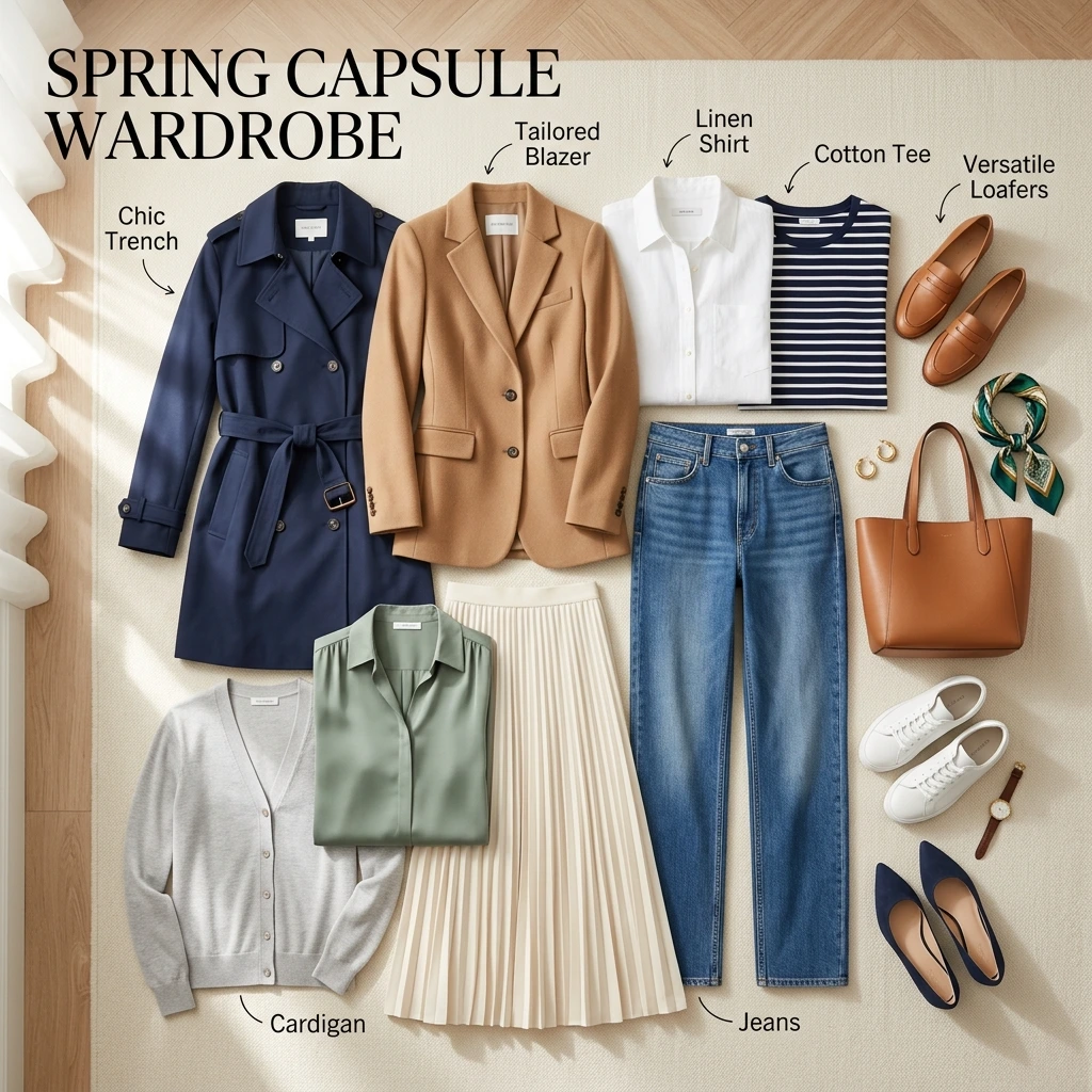 10 Spring Capsule Wardrobe for Women Over 50 Picks