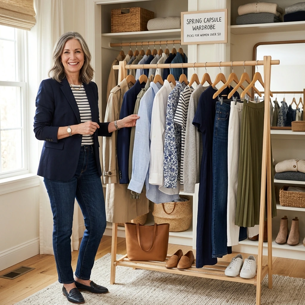 10 Spring Capsule Wardrobe for Women Over 50 Picks