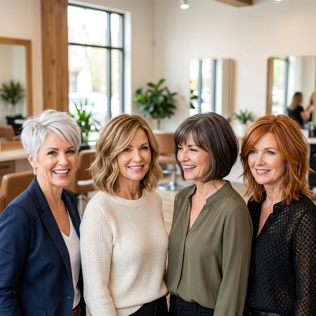 11 Youthful Hairstyles & Haircuts for Women Over 50