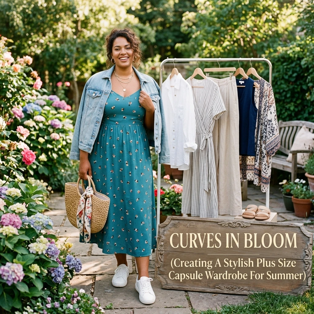 5 Curves In Bloom (Creating A Stylish Plus Size Capsule Wardrobe For Summer)