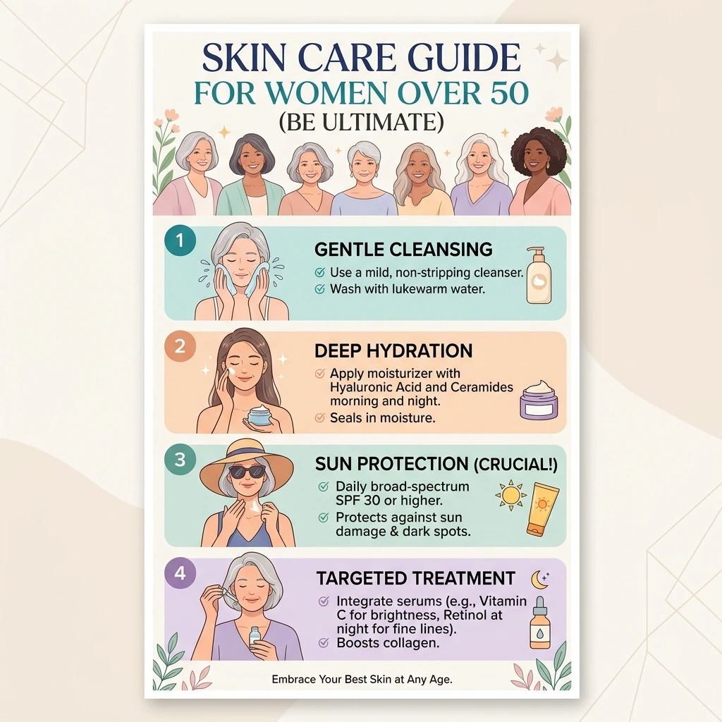 The Ultimate Skin Care Guide for Women Over 50