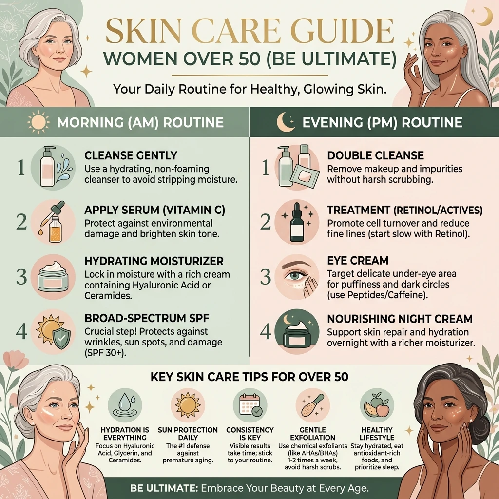 The Ultimate Skin Care Guide for Women Over 50