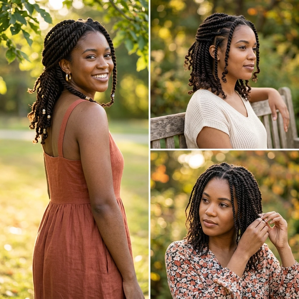 8 Low-Maintenance Twist Hairstyles To Try This Season