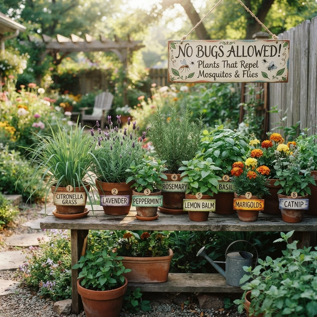 8 No Bugs Allowed! Plants That Repel Mosquitos & Flies